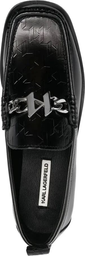 Monogram-plaque loafers - Image 4