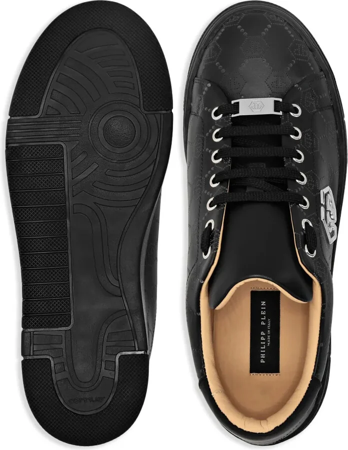 Monogram-Plaque Sneakers - Image 3