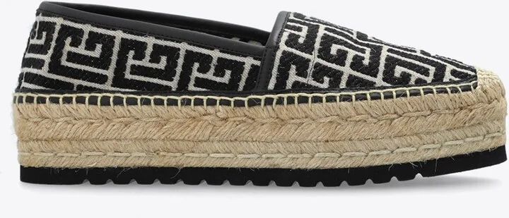 Monogram Platform Espadrilles