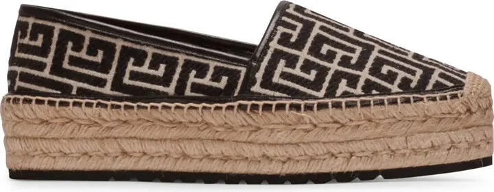 Monogram Platform Espadrilles