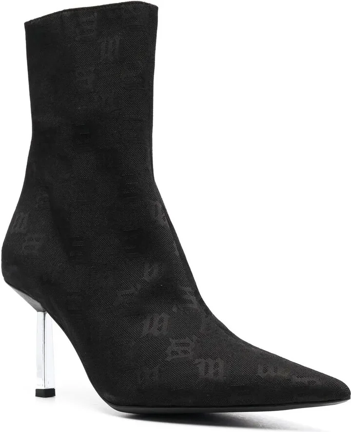 Monogram Pointed-Toe Boots - Image 2