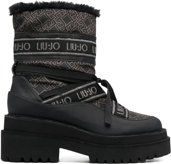 Monogram-Print 70mm Ankle Boots