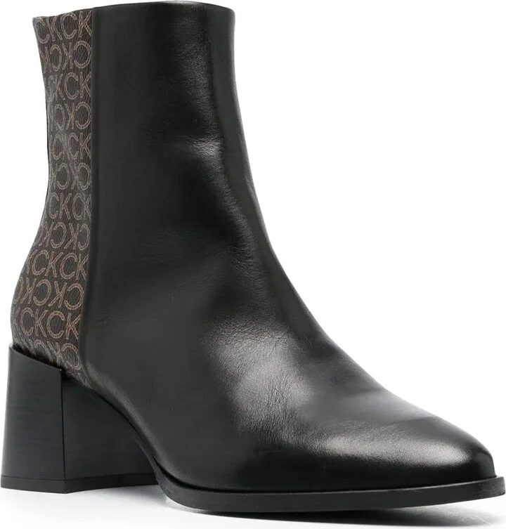 Monogram-Print Ankle Boots - Image 2