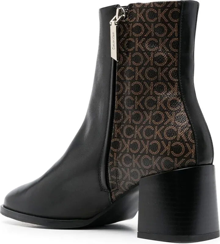 Monogram-Print Ankle Boots - Image 3