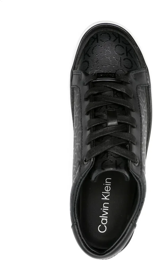 Monogram-Print Flatform Sneakers - Image 4