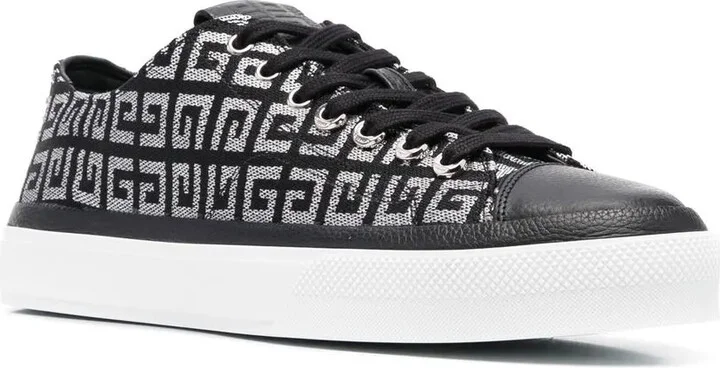 Monogram-Print Low Top Sneakers - Image 2