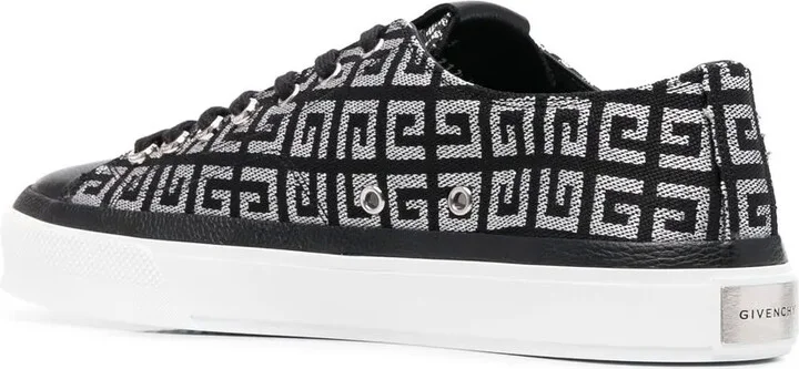 Monogram-Print Low Top Sneakers - Image 3
