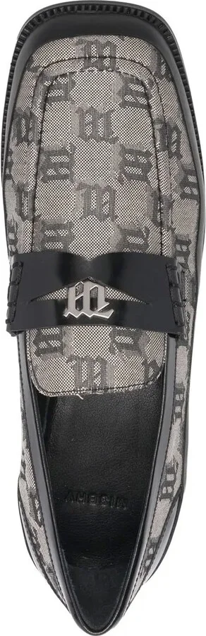 Monogram-Print Penny Loafers - Image 4