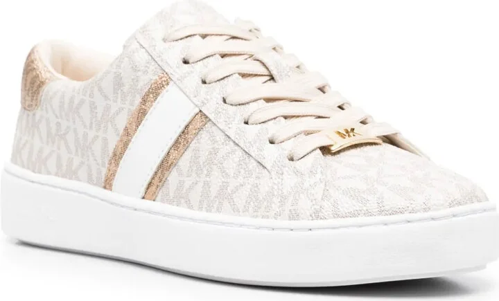 Monogram-Print Round-Toe Sneakers - Image 2