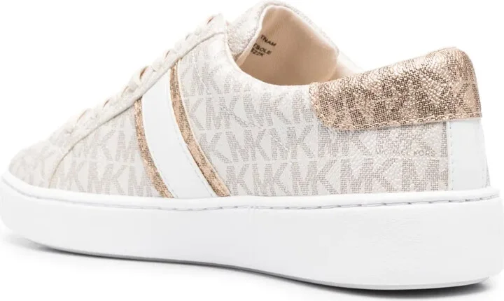 Monogram-Print Round-Toe Sneakers - Image 3