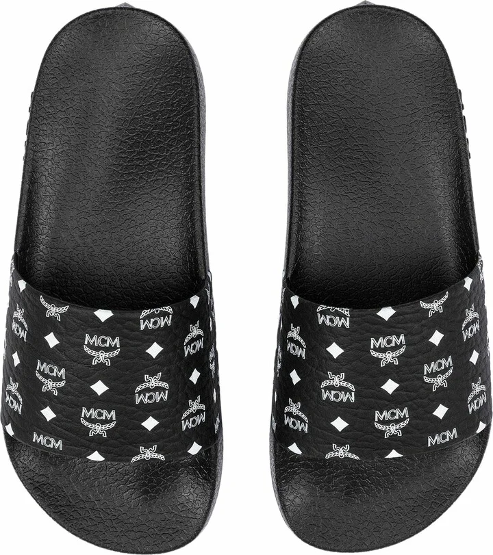Monogram Print Rubber Slides - Image 5