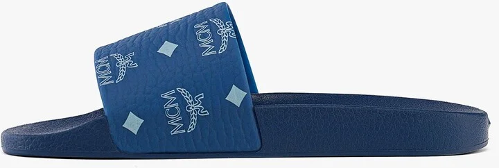 Monogram Print Rubber Slides - Image 2