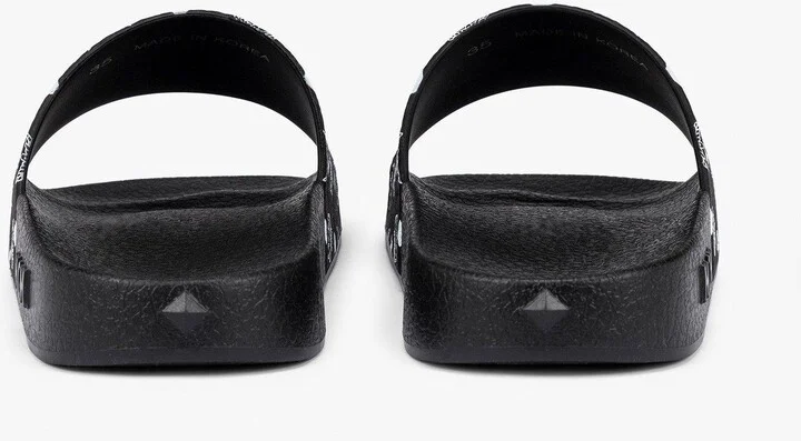 Monogram Print Rubber Slides - Image 7