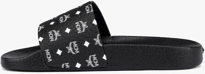 Monogram Print Rubber Slides - Image 8