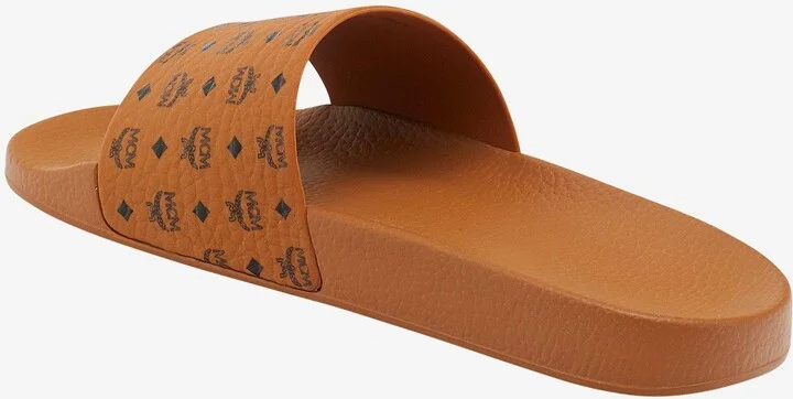 Monogram Print Rubber Slides - Image 11
