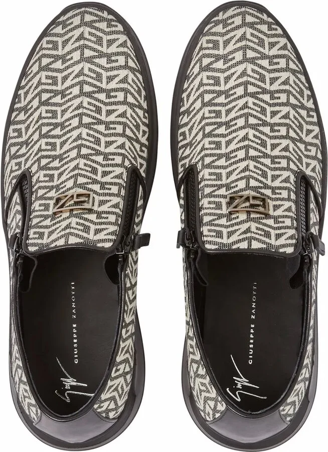 Monogram Print Slip-On Sneakers - Image 4