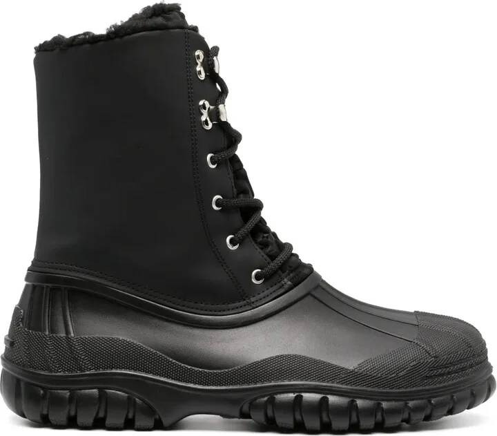 Monogram-Print Snow Boots