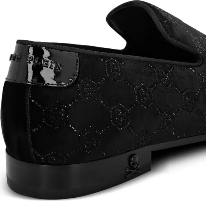 Monogram Velvet Loafers - Image 3