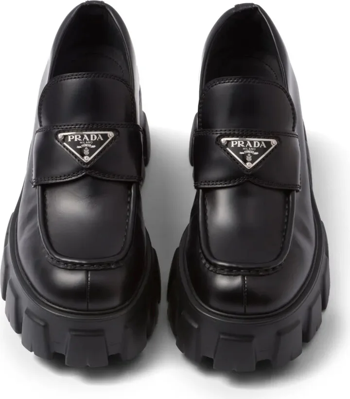 Monolith 55mm leather loafers - Image 4
