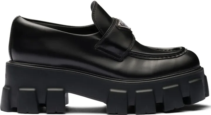 Monolith 55mm leather loafers