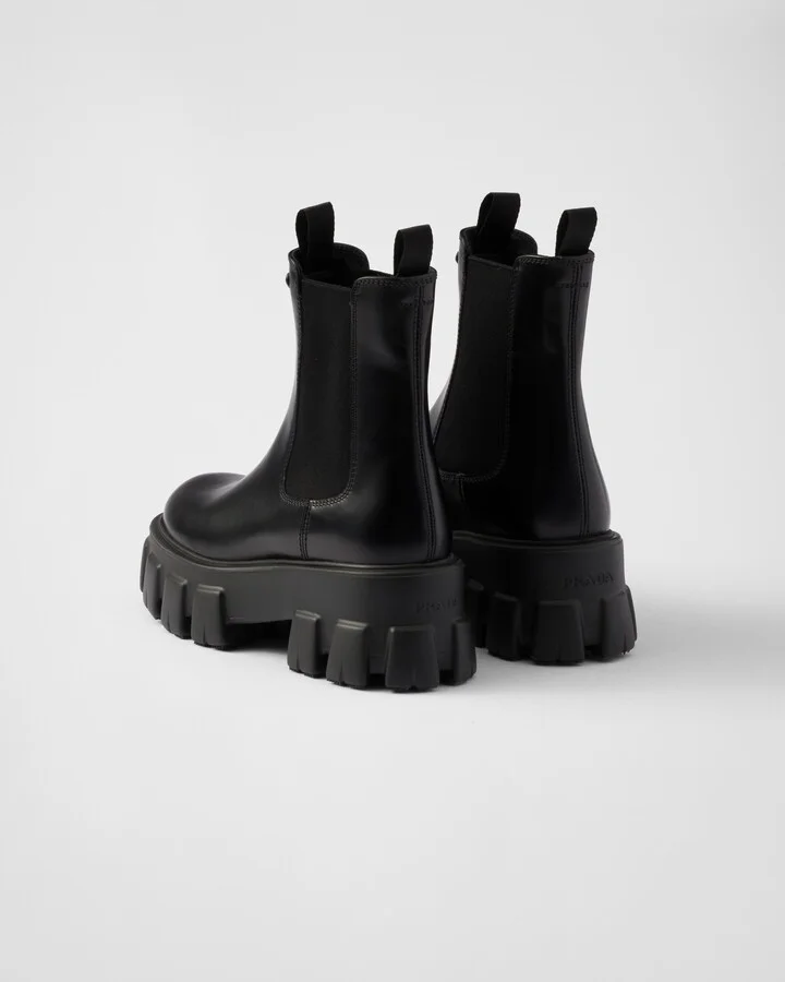 Monolith brushed leather Chelsea boots - Image 5