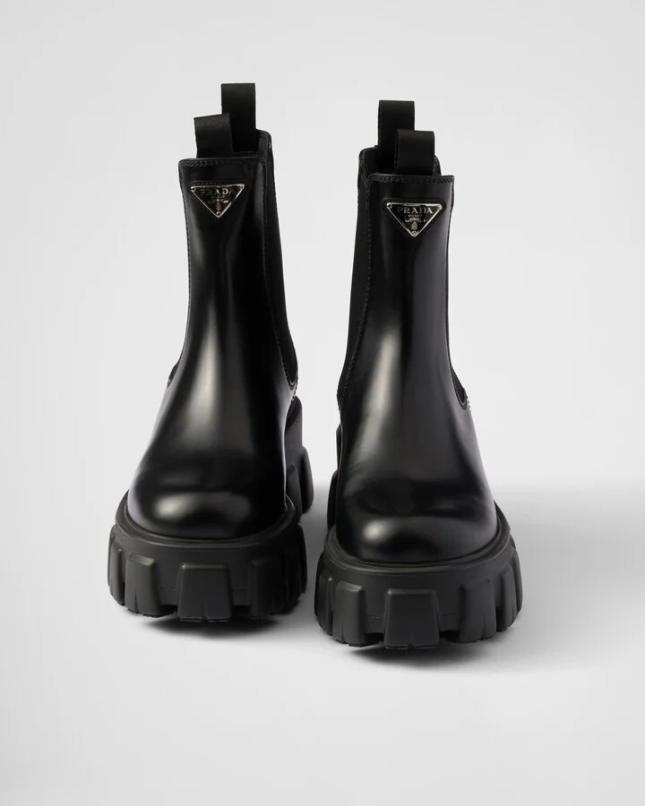 Monolith brushed leather Chelsea boots - Image 6