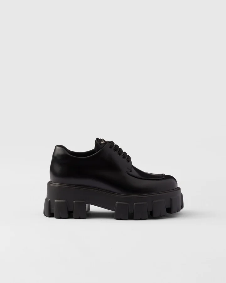 Monolith brushed leather lace-up shoes - Image 2