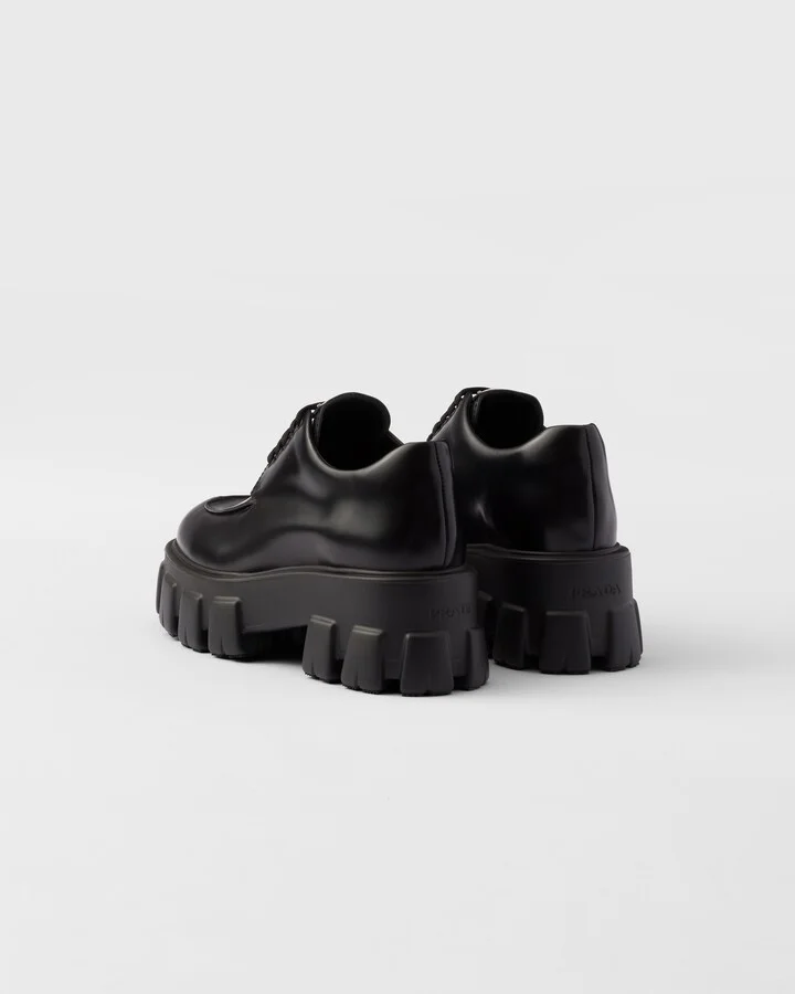 Monolith brushed leather lace-up shoes - Image 5