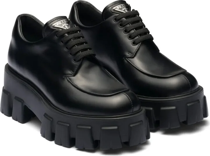 Monolith brushed leather lace-up shoes - Image 2