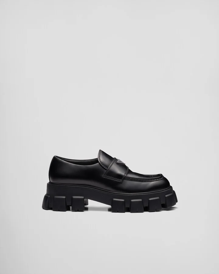 Monolith brushed leather loafers - Image 2