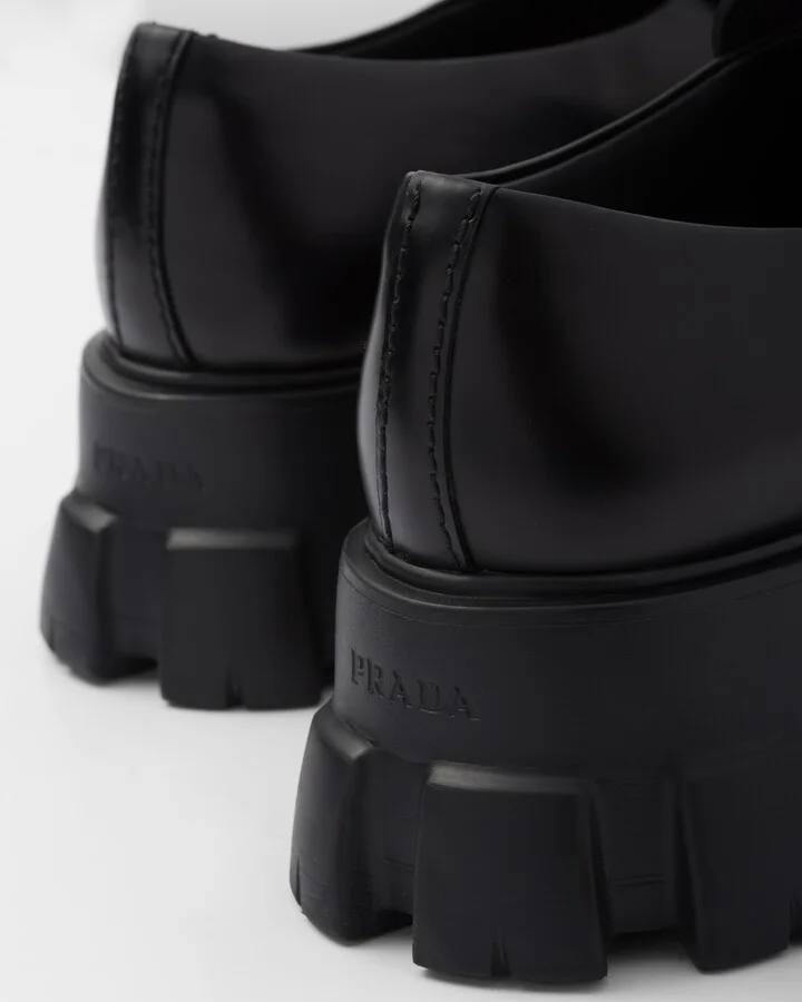 Monolith brushed leather loafers - Image 6
