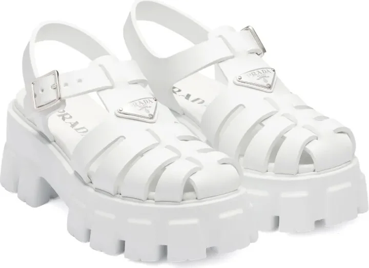 Monolith caged rubber sandals - Image 2