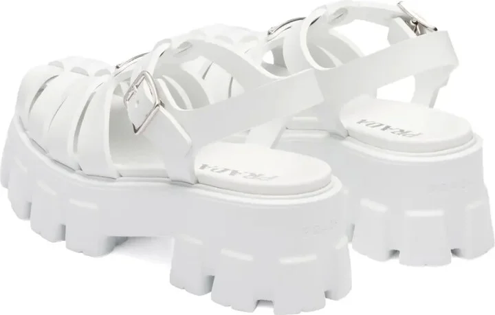 Monolith caged rubber sandals - Image 3