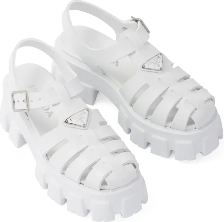 Monolith caged rubber sandals - Image 4