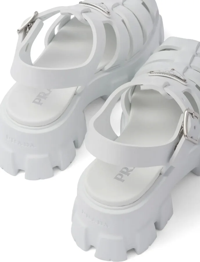Monolith caged rubber sandals - Image 5