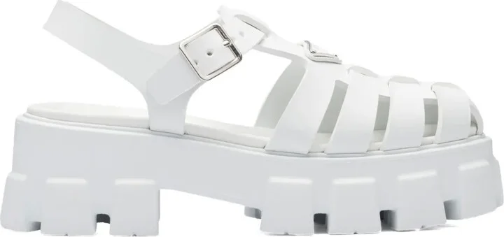 Monolith caged rubber sandals