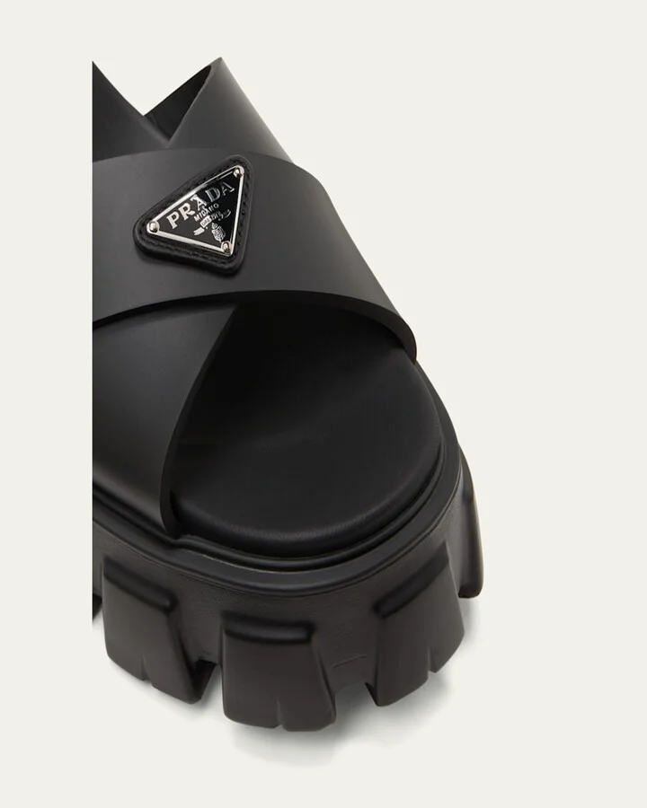 Monolith Crisscross Ankle-Strap Chunky Sandals - Image 10