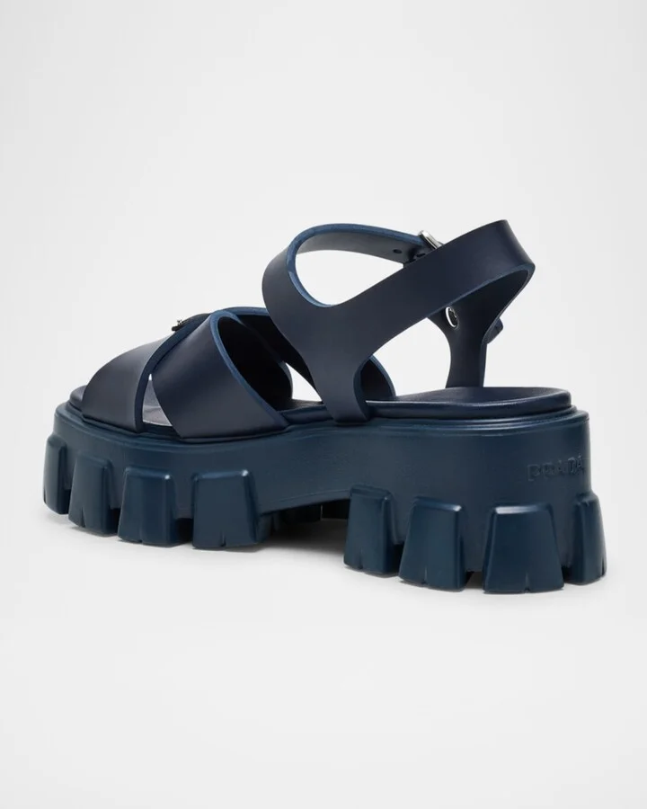 Monolith Crisscross Ankle-Strap Chunky Sandals - Image 4
