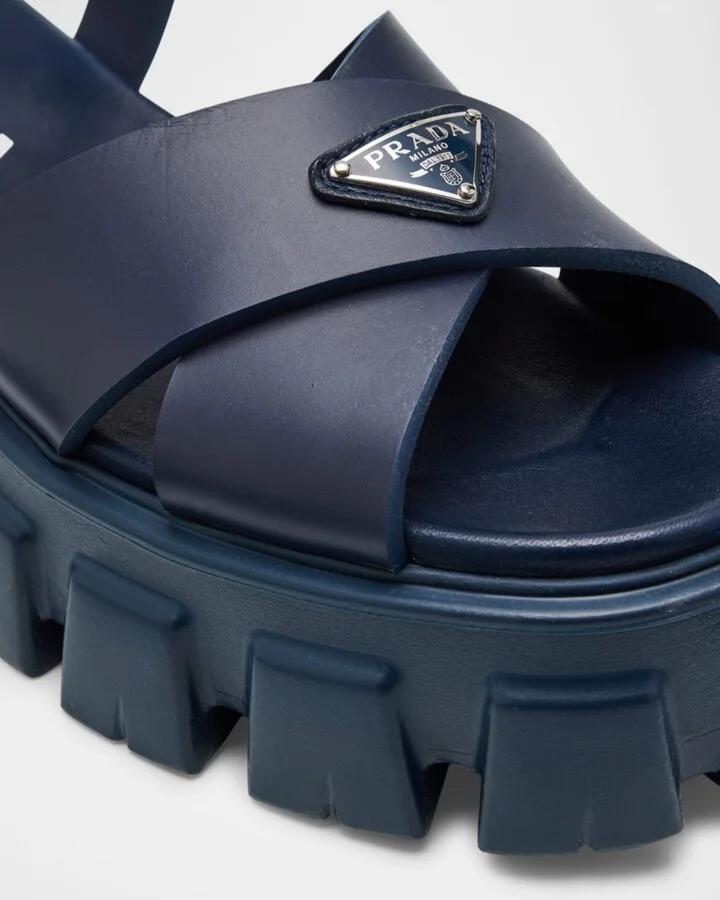 Monolith Crisscross Ankle-Strap Chunky Sandals - Image 6