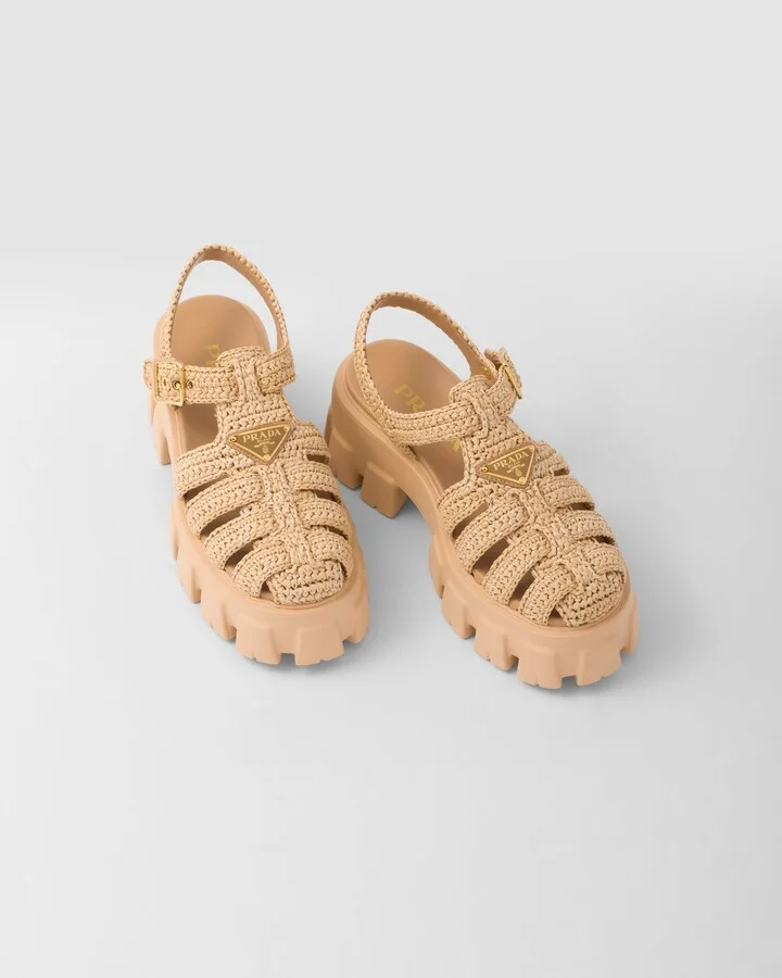 Monolith crochet cage sandals - Image 4