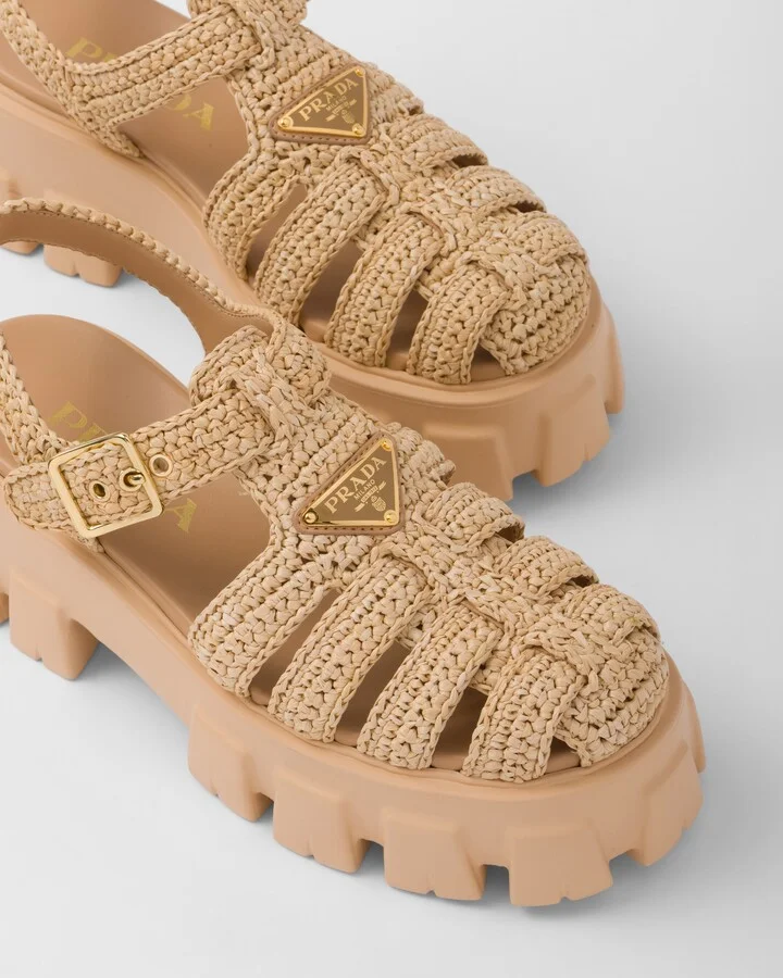Monolith crochet cage sandals - Image 6