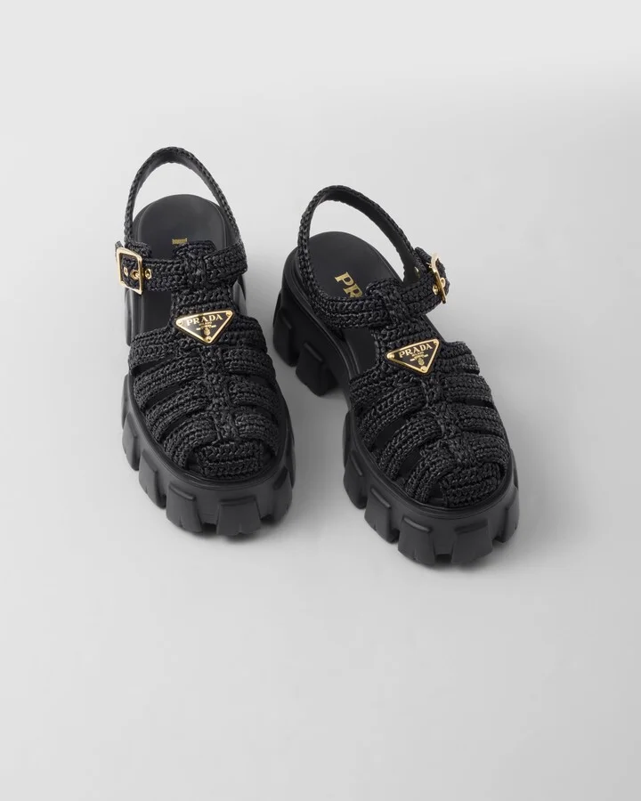 Monolith crochet cage sandals - Image 4