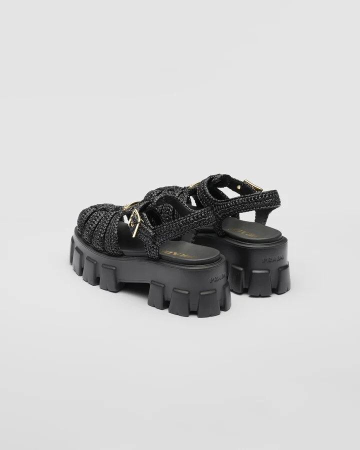 Monolith crochet cage sandals - Image 5