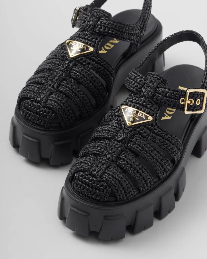 Monolith crochet cage sandals - Image 6