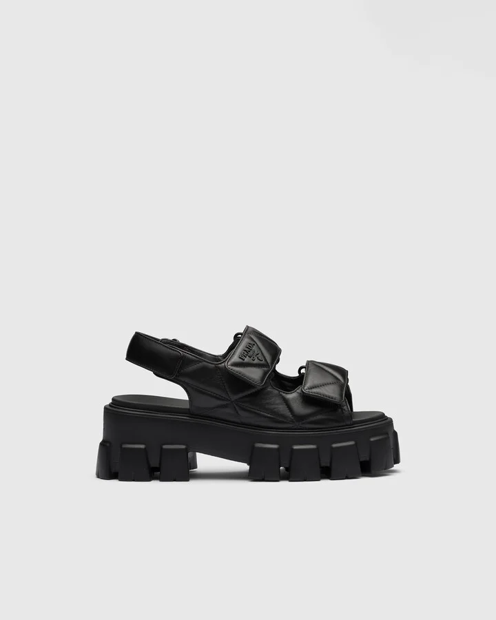 Monolith nappa leather sandals - Image 2