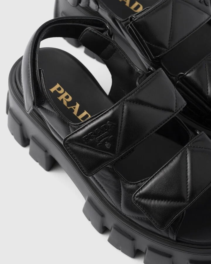 Monolith nappa leather sandals - Image 5