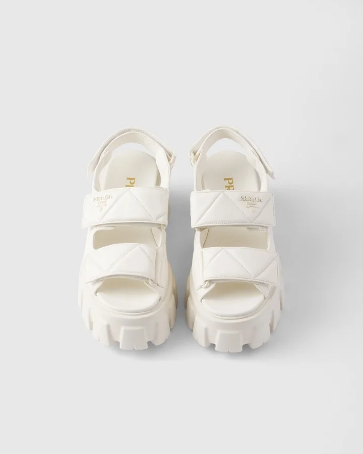Monolith nappa leather sandals - Image 3