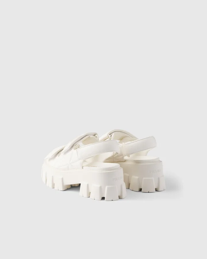 Monolith nappa leather sandals - Image 4
