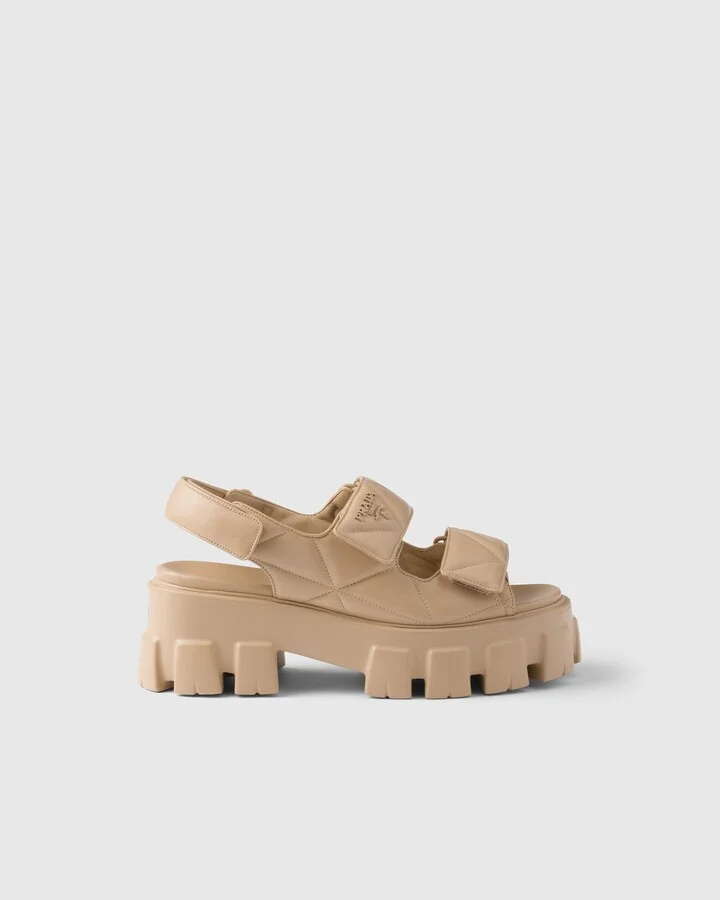 Monolith nappa leather sandals - Image 2