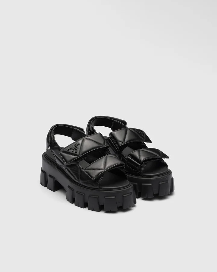 Monolith nappa leather sandals